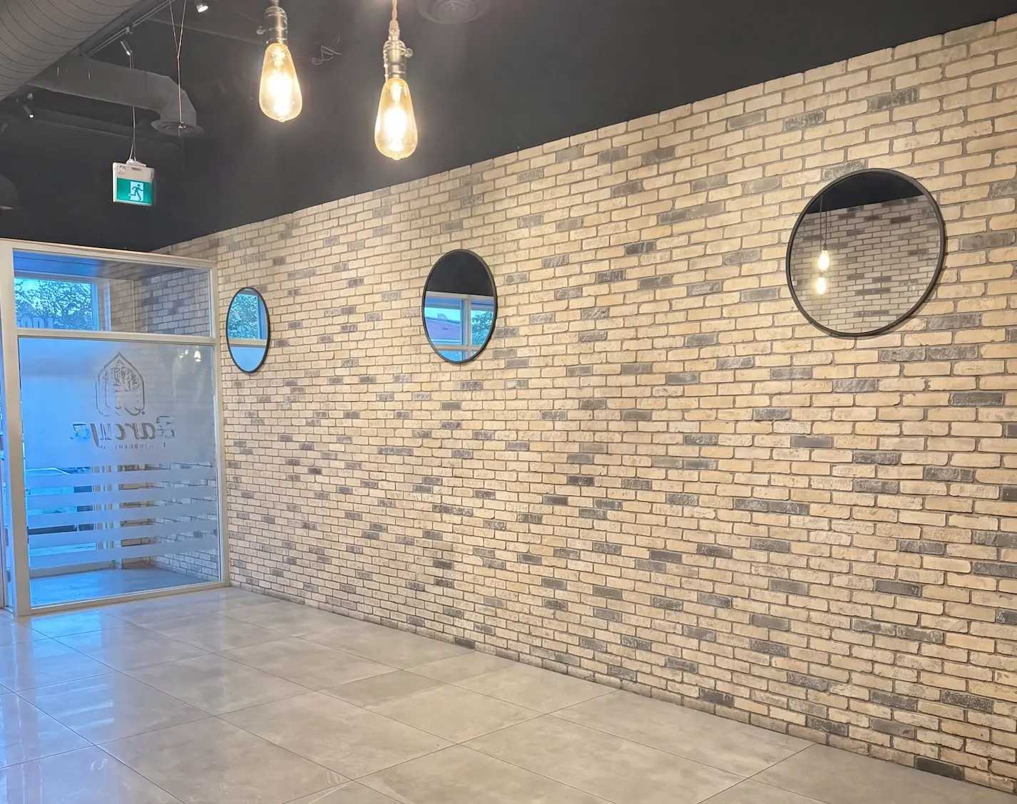 Commercial Renovation – brick-wall retail space