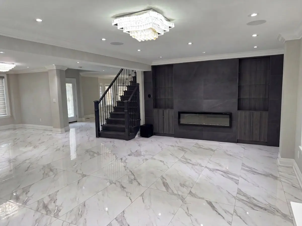 Residential Renovation – finished luxury basement