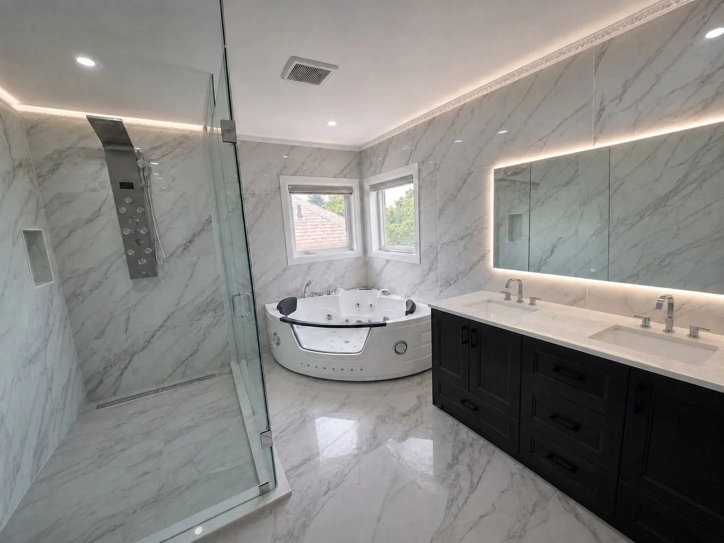 Residential renovation – modern bathroom